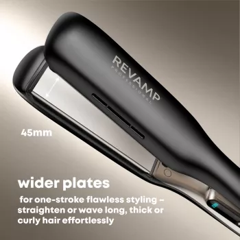 Flat iron Revamp ST-3000-EU — hair straightener, wide plates