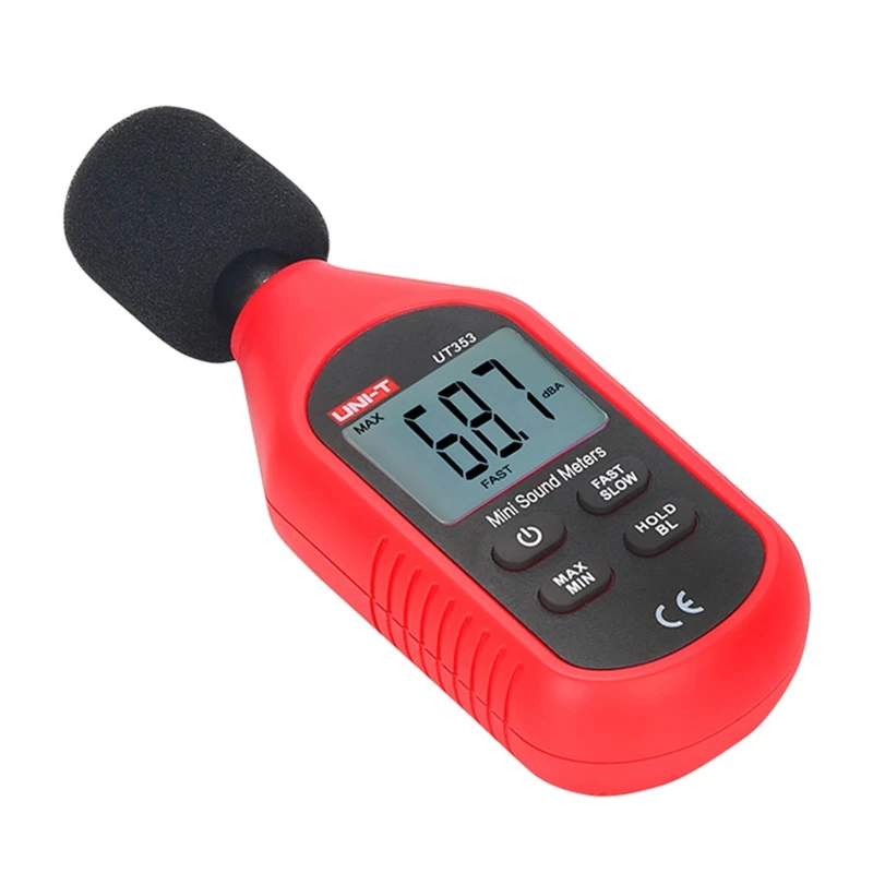 Sound Level Meter Unit UT353, 30–130 dB range, 31.5 Hz–8 kHz frequency
