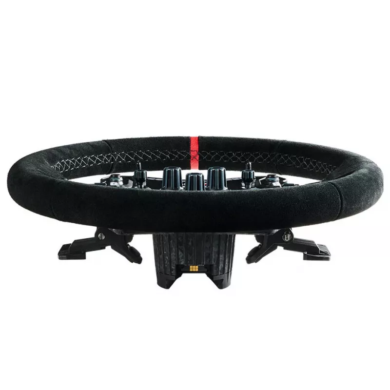 Asetek SimSports Lenkradkranz, dished, 340 mm - black, suede
