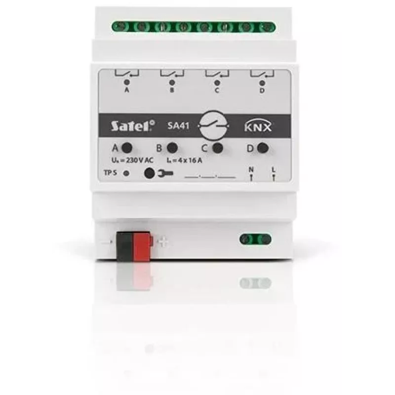 SATEL KNX 4-channel switching actuator KNX-SA41