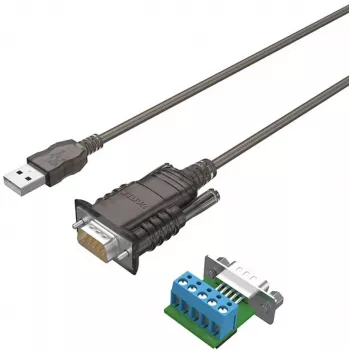 USB 2.0 to RS422/RS485 adapter Unitek Y-108301-1.5M with FTDI chipset, 1.5 m cable