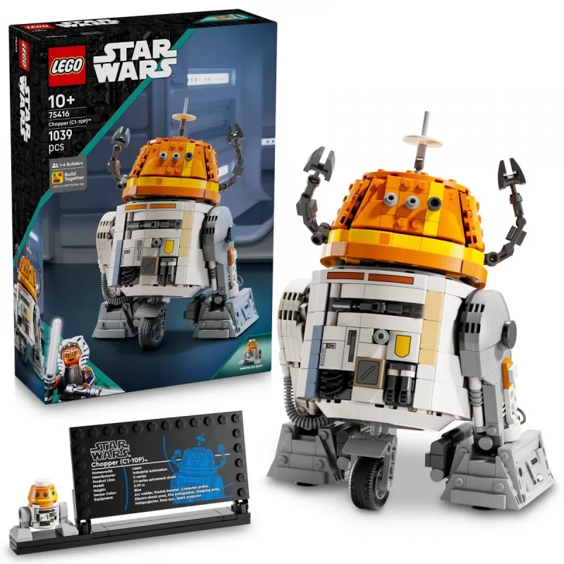 Construction set LEGO Star Wars Chopper C1-10P Astromech Droid model 75416, 1039 pieces, age 10+, height 220 mm