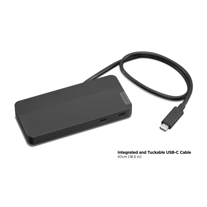 Lenovo 40B90100EU laptop dock/port replicator Wired USB 3.2 Gen 1 (3.1 Gen 1) Type-C Black