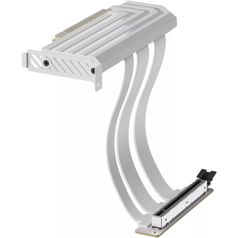 HYTE PCIe 5.0 Hyper Riser Cable, 20 cm, Snow White