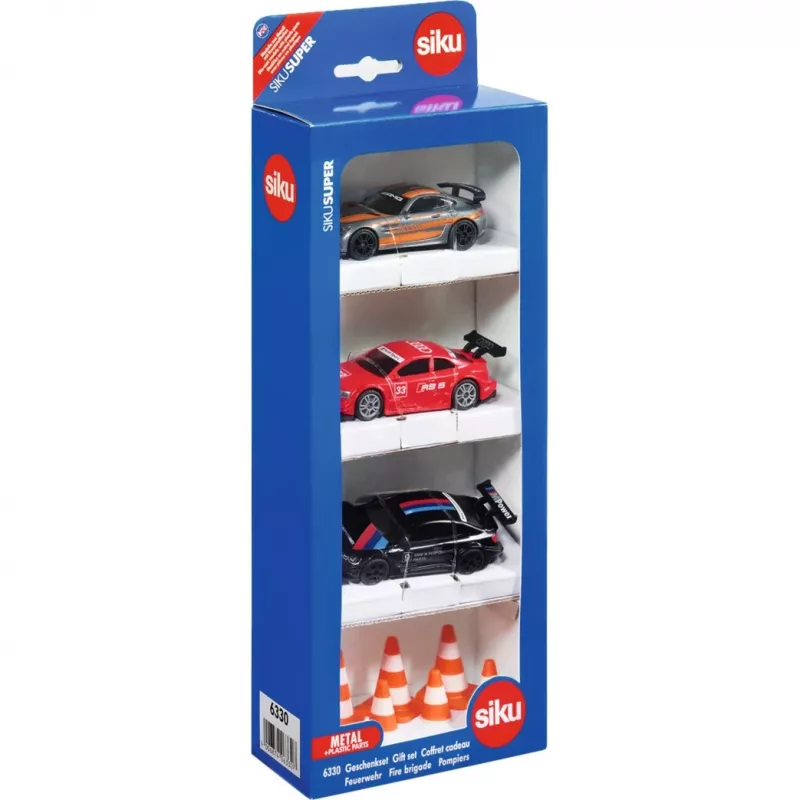 Siku Gift set race, Vehicle & track set, 3 yr(s), Plastic, Metal, Multicolour