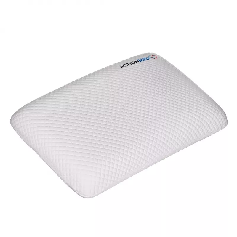 Orthopedic pillow ActionMed PO300AM — rectangular standard contour, medium firmness, foam filler, washable cover