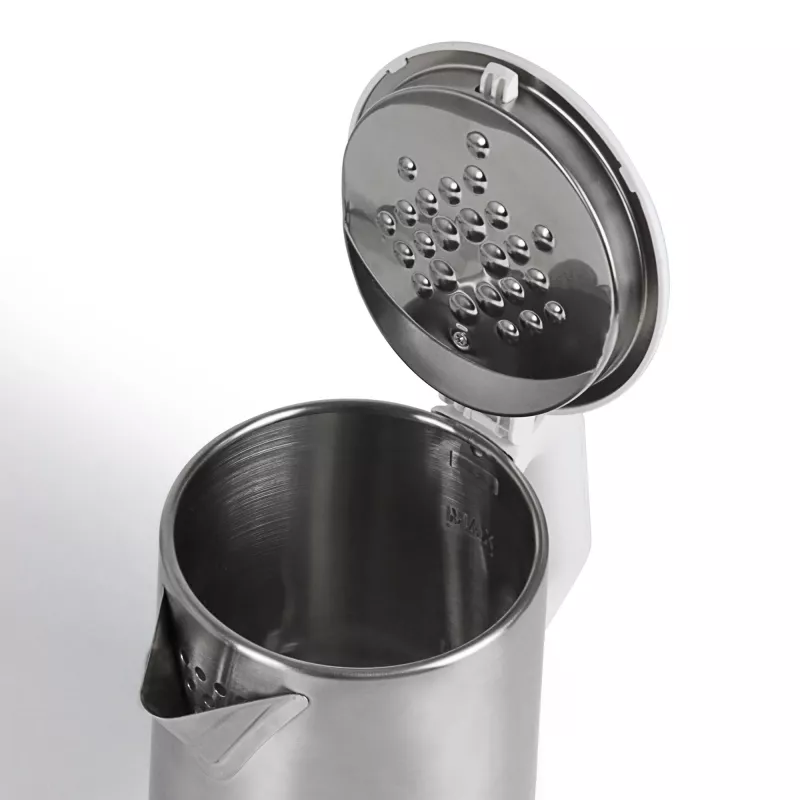 Electric kettle JATA 2 L 1500 W Stainless steel White