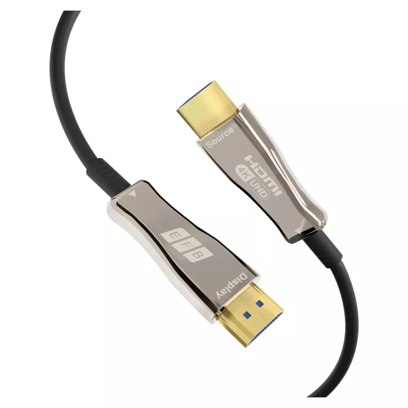 EFB Elektronik HDMI Fibre Optic Cable AOC Active 4K60Hz black - Digital/Display/Video - 50 m (HDMI-20-00010)