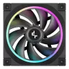 120 mm PC fan DeepCool FL12 3-in-1 Black, 120×25 mm, 2150 RPM, Fluid Dynamic Bearing, PWM, 55 CFM, 32 dB, pack of 3
