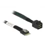 DeLOCK SAS cable 85081 0.5m Slim SAS SFF-8654 Mini SAS HD SFF-8643