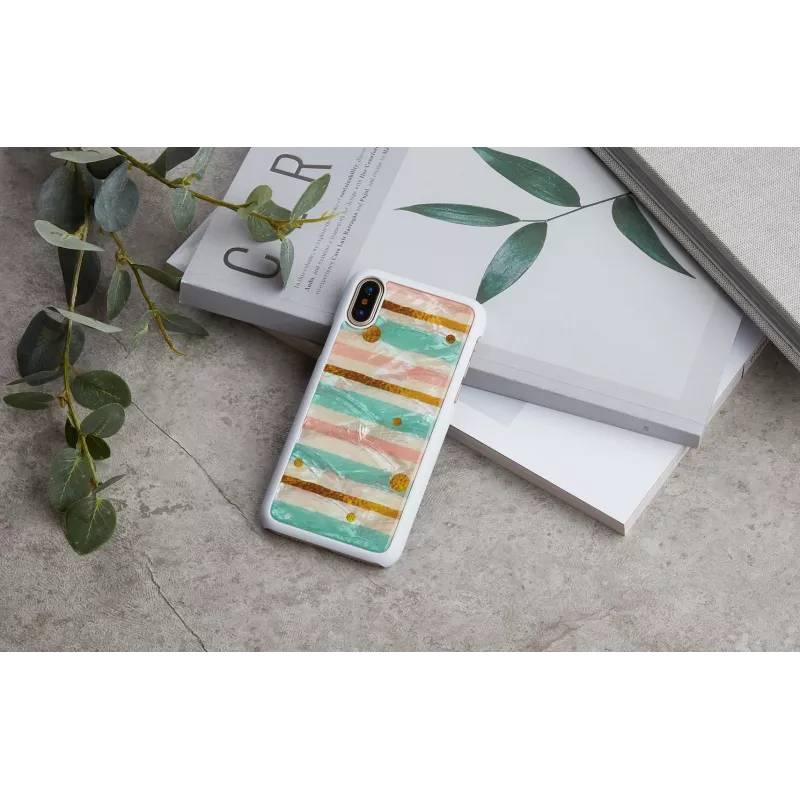 Smartphone case iKins for iPhone XS / iPhone XS Max — pop mint black