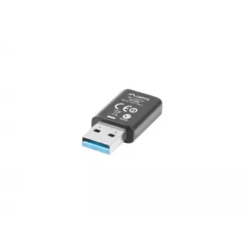 Wireless USB Network Adapter LANBERG NC-1200-WI, WLAN USB 2.0, 2x internal antennas 2 dBi, up to 5000 Mbit/s