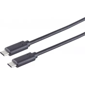 USB Cable S/CONN 13-48016 USB 3.2 Gen 2x2 0.5m USB C White