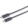 USB Cable S/CONN 13-48016 USB 3.2 Gen 2x2 0.5m USB C White