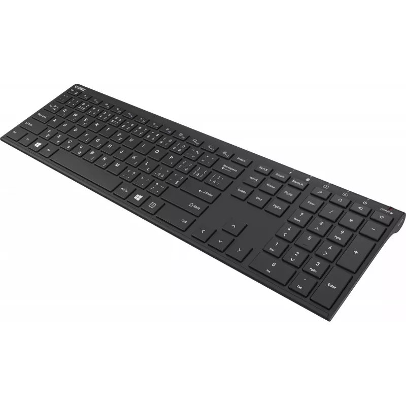 Wireless keyboard YENKEE YKB 2000 CSBK — slim compact design, wireless connection