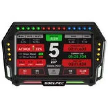 Racing display Spectrum SOELPEC XR-5 — vehicle-mounted dash display for motorsport telemetry and lap data