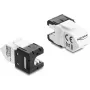 DELOCK Keystone Module RJ45 jack to LSA Cat.6A 45° angled unshielded 180°