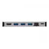 USB-C Dock - 4K HDMI, USB 3.2 Gen 1, USB-A Hub, GbE, Memory Card, 100W PD Charging, Detachable Cord U442-DOCK5D-GY