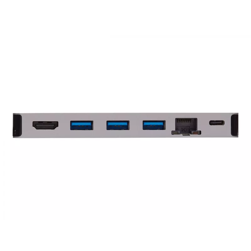 USB-C Dock - 4K HDMI, USB 3.2 Gen 1, USB-A Hub, GbE, Memory Card, 100W PD Charging, Detachable Cord U442-DOCK5D-GY