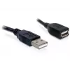 USB 2.0 Extension Cable DeLOCK 82457 0.15m Black