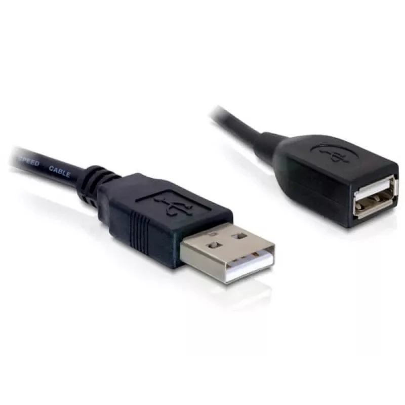 USB 2.0 Extension Cable DeLOCK 82457 0.15m Black