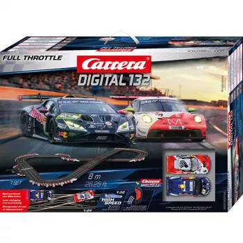 Carrera DIGITAL 132 Full Throttle racetrack by CARRERA — slot car digital 1:32 scale