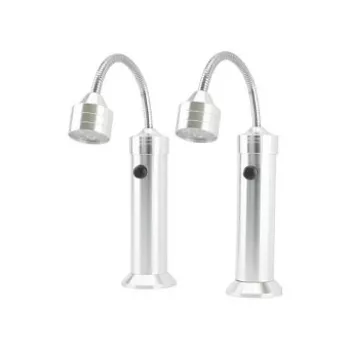 Grill light RealPower 495550 — stainless steel, battery AAA, set of 2 for outdoor barbecue