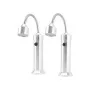 Grill light RealPower 495550 — stainless steel, battery AAA, set of 2 for outdoor barbecue