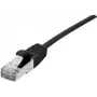 Dexlan networking cable 1 m Cat6a S/FTP Black 858737