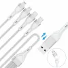 4smarts 541024 USB Cable 1,2 m USB A/USB C USB C/Micro USB-A/Lightning White (541024)