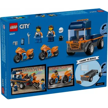 LEGO CITY 60491 Motorcycle Transporter