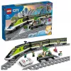 LEGO 60337 City Express Passenger Train Set Remote Controlled Toy Gifts for Kids Boys & Girls with Working Headlights 2 Coaches and 24 Track Piece