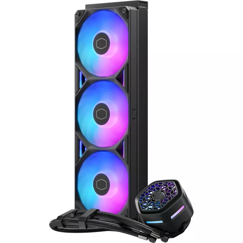 360mm AIO Liquid Cooler Cooler Master MasterLiquid 360 Atmos II VRM Fan MLX-D36M-A25SZ-V1 with RGB