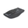 Wireless Ergonomic Keyboard HAMA WK-900 Black USB, compact layout, wireless connection