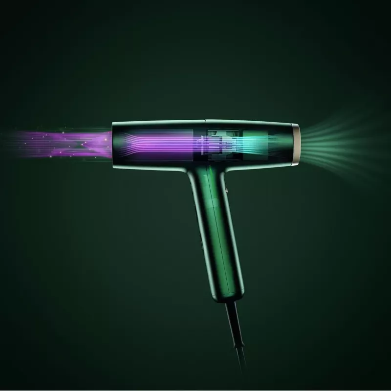 BaByliss Air Power Pro hair dryer 1700 W Gold, Green
