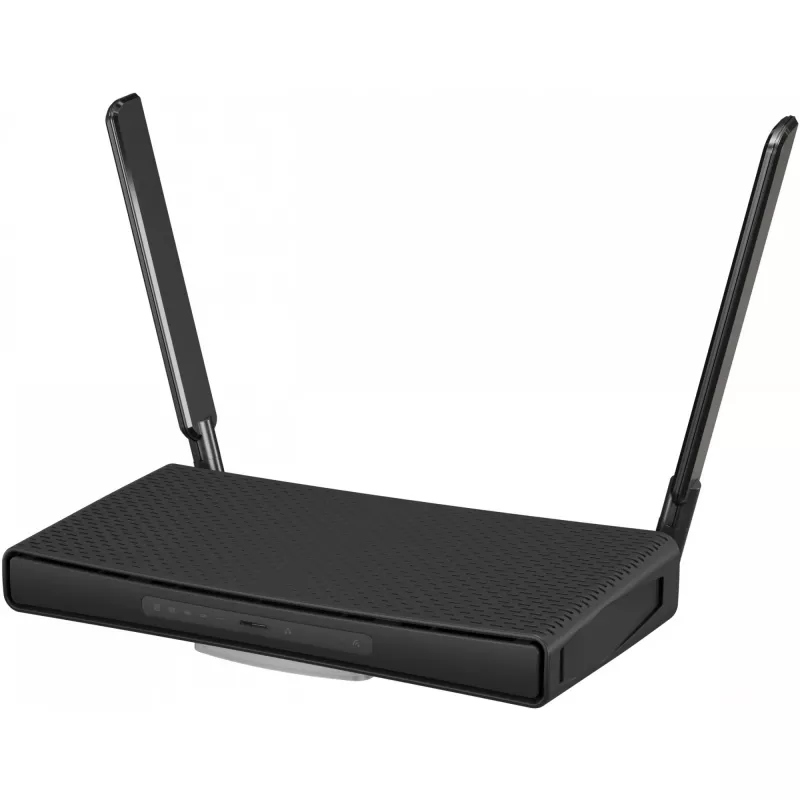 Tabletop router MikroTik hAP ac³ Dual-band Wi‑Fi 5, Qualcomm IPQ4019 719 MHz, 5x Gigabit RJ‑45, 1x USB, PoE, 2 external antennas, black