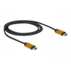 HDMI Cable DeLOCK 85727 1m Type A Male to Male Black Gold