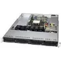 Supermicro SC815 TQC4-605WB2 - Rack Mount - 1U - SATA/SAS - Hot-Swap 600 Watt - Black