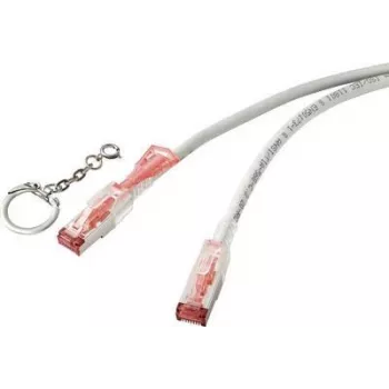 Renkforce RF-4533114 Network Cable Grey 1 m Cat6a S/FTP (S-STP) (RF-4533114)