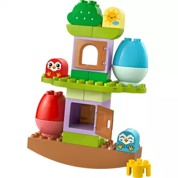 Building toy LEGO DUPLO Balancing and Stacking Tree 10440 — 27 pieces, for ages 1.5+, large colorful blocks