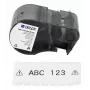 Brady, M5C-1500-595-WT-BK, Vinyl, Black to White, 38.10 mm x 7.62 m, permanent, continuous (170944)