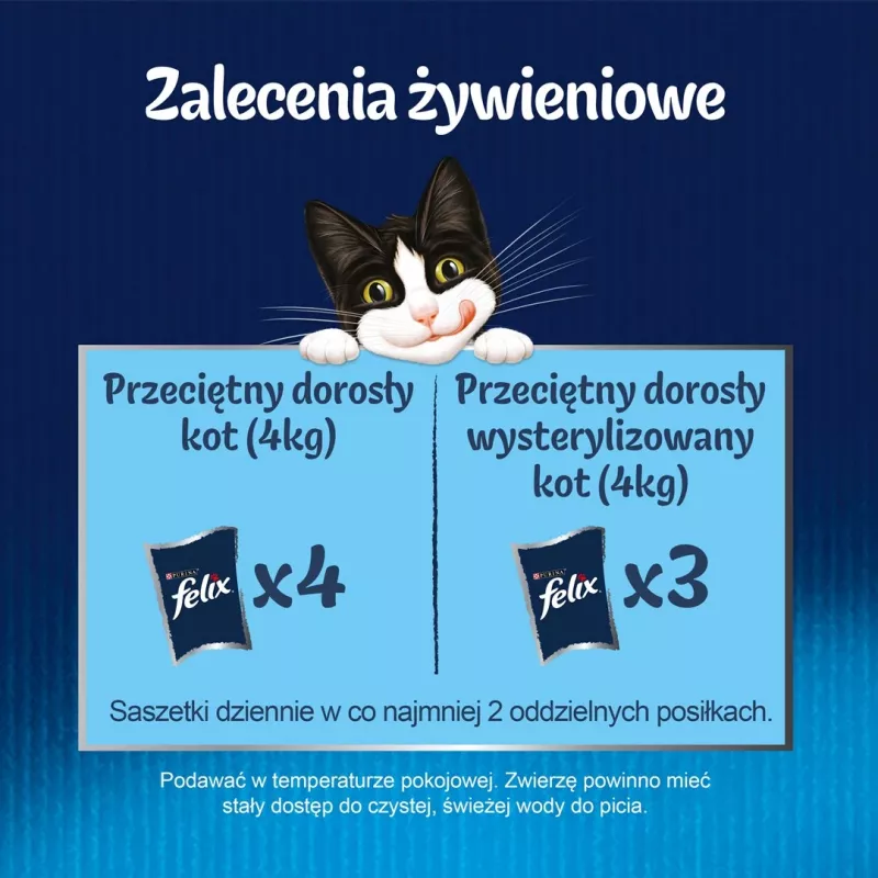 Purina Felix Fantastic wet cat food with chicken in jelly, 85 g