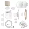 Electronic cordless breast pump neno VENTO Three-Phase, rechargeable, portable, LCD display, 150 ml bottle, BPA-free, beige