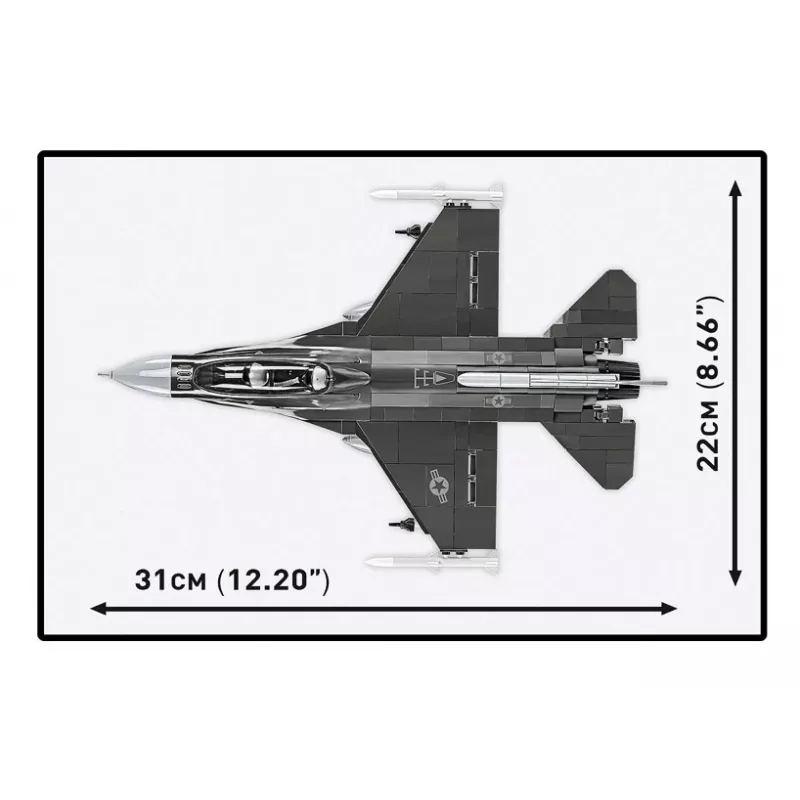 Building Set Cobi F-16D Fighting Falcon, 436 pieces, scale not specified