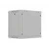 Lanberg WF03-5309-10S 9U Wall-Mount Rack Cabinet 19 inch 540x350 mm Grey Tempered Glass Door Flat-Pack
