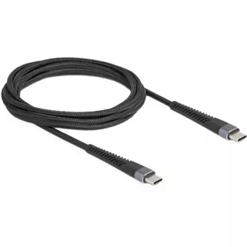 DeLOCK USB Cable USB 2.0 2m USB C Black 81125