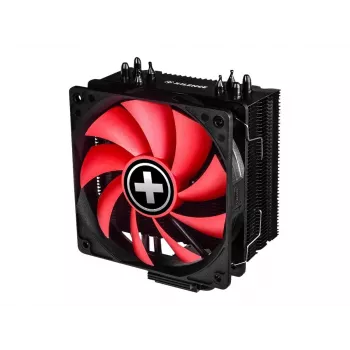 Xilence M704 Processor Cooler 12 cm Black, Red