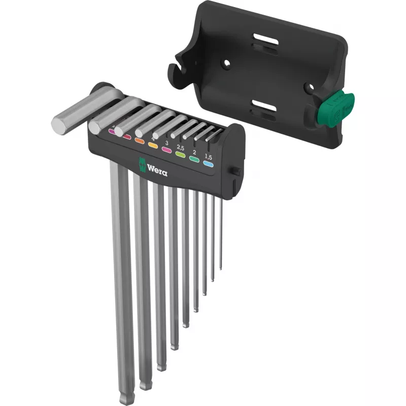Wera 05022102001 hex key L-shaped hex key set Metric 9 pc(s)