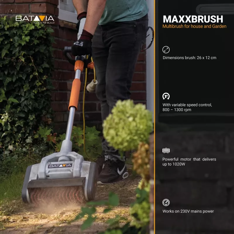 Batavia B.V. | Maxxbrush 1020W Multi-Brush 26cm, Spiral Brush (Green) | 1020 W
