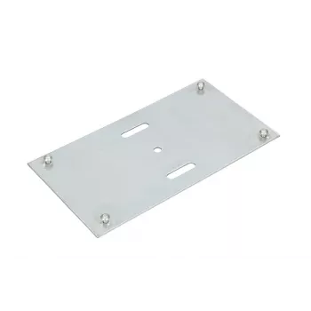 Mounting plate narrow spacing for 16-core fiber optic terminal box, Extralink, stainless steel, bracket adapter, 5 kg